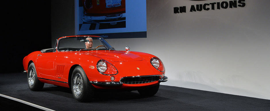 Un exemplar Ferrari 275 GTB NART Spider s-a vandut pentru 27,5 milioane de dolari! Un exemplar Ferrari 275 GTB NART Spider s-a vandut pentru 27,5 milioane de dolari!