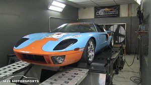 Un Ford GT de 1900 CP urca pe dyno, curata totul in urma sa