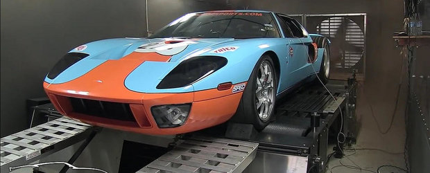 Un Ford GT de 1900 CP urca pe dyno, curata totul in urma sa