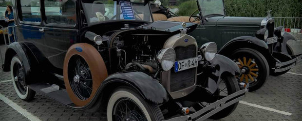 Un Ford Model A Coupe fabricat in 1929 face furori pe strazile din Romania