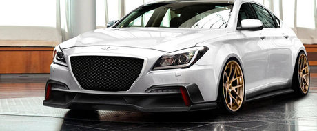 Un Hyundai Genesis de 550 CP deschide lista cu surprize marca SEMA 2014