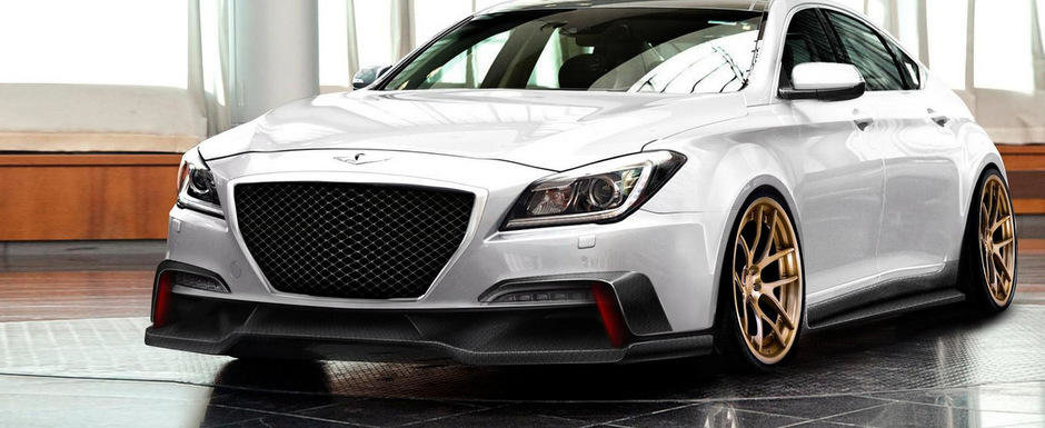 Un Hyundai Genesis de 550 CP deschide lista cu surprize marca SEMA 2014