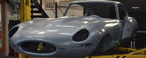 Un Jaguar E-Type, abandonat vreme de 40 de ani, a fost gasit si restaurat la perfectie. POZE inainte si dupa