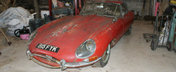 Un Jaguar E-Type original din 1963 legat de The Beatles a fost gasit intr-un hambar