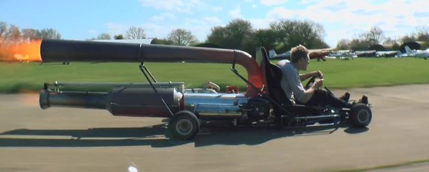 Un kart cu reactie pare cel mai amuzant vehicul din galaxie