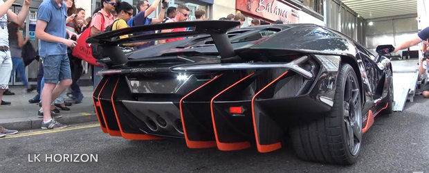 Un Lamborghini Centenario de 2,5 milioane de euro creeaza haos pe strazile din Londra