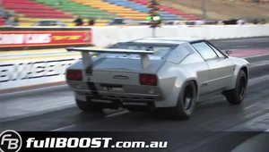 Un Lamborghini cu motor de Corvette face sfertul de mila in 10 secunde