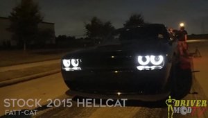 Un Lamborghini Huracan se intrece cu un Dodge Hellcat. Dar fara succes...