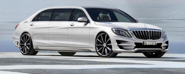 Un Mercedes S-Class cu 6 locuri si multi metri lungime, de la ARES Atelier