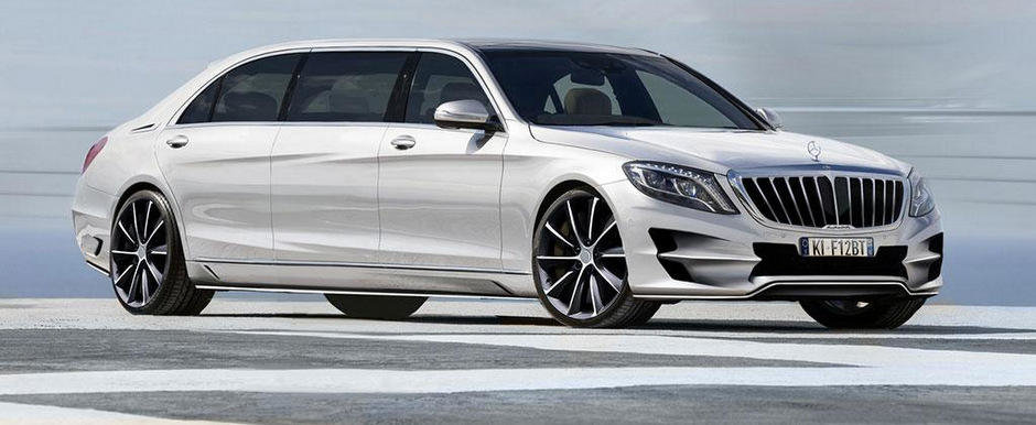 Un Mercedes S-Class cu 6 locuri si multi metri lungime, de la ARES Atelier Un Mercedes S-Class cu 6 locuri si multi metri lungime, de la ARES Atelier