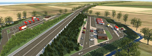 Un nou drum de mare viteza a fost aprobat. Pe traseu vor fi construite 57 de poduri, pasaje si structuri casetate