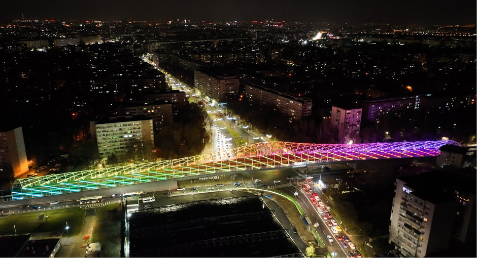 Un nou pasaj spectaculos a fost deschis in Bucuresti. Cum arata Pasajul Europa Unita, cel mai nou si mai modern obiectiv de infrastructura din Capitala