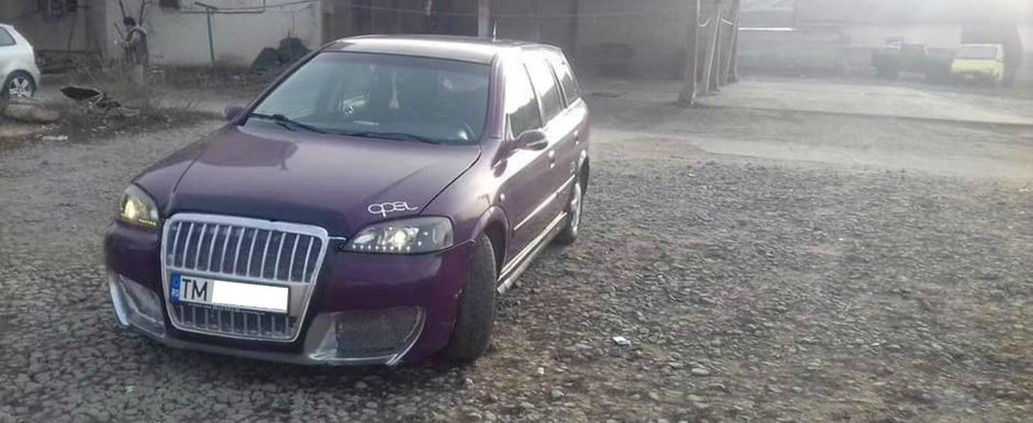 Un Opel Astra din judetul Timis se crede Audi A3 Un Opel Astra din judetul Timis se crede Audi A3