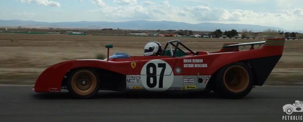 Un prototip Ferrari 312PB ne face sa iubim cursele pe circuit