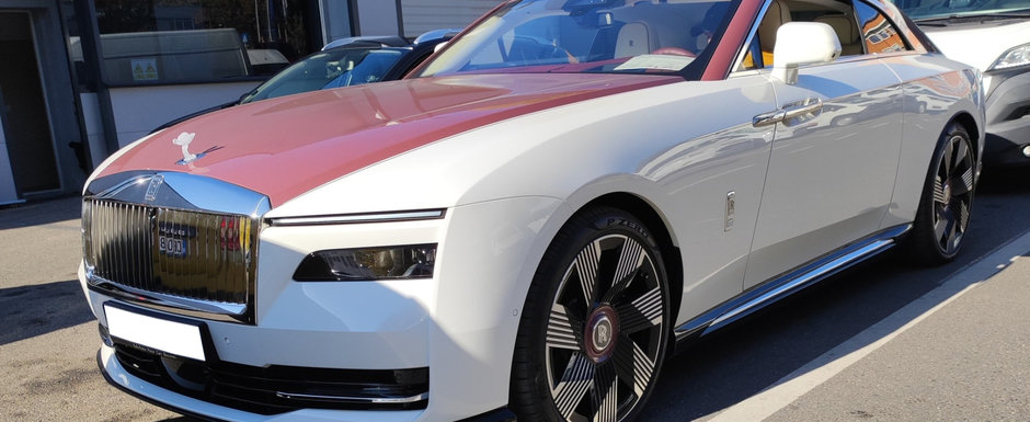 Un Rolls-Royce electric de 400.000 de euro, fotografiat la RAR Grivita Un Rolls-Royce electric de 400.000 de euro, fotografiat la RAR Grivita