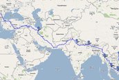 Un roman in jurul lumii cu motocicleta: din Vietnam in Romania