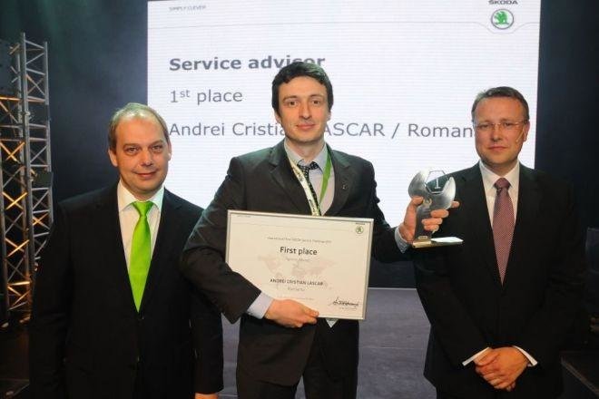 Un roman printre cei mai buni angajati premiati ai service-urilor Skoda