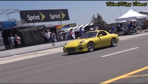 Un RX-7 aparent stock face de ras mai multe supercaruri cu motoare V8 si V10