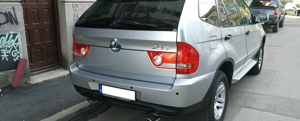 Un Shuanghuan CEO din Bucuresti se crede BMW X5