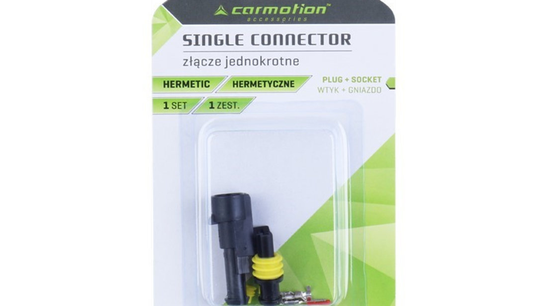 Un Singur Conector Ermetic, Mufa + Priza Carmotion 86286