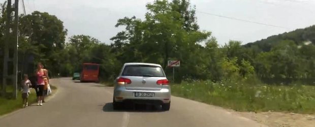 Un sofer care face abuz de semnalizare vrea sa ajunga la Bucuresti