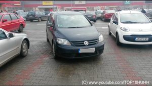 Un sofer nesimtit cu numar de Alba care parcheaza pe 3 locuri primeste un mesaj potrivit