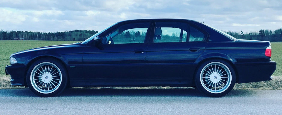 Un superb Seria 7 cu motor de 5.7, la vanzare pe internet. Masina bavareza, modificata cap-coada de Alpina Un superb Seria 7 cu motor de 5.7, la vanzare pe internet. Masina bavareza, modificata cap-coada de Alpina