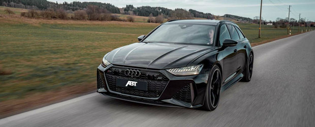 Un supercar pentru toata familia. Noul Audi RS6 tunat de ABT are 700 CP si face suta in 3.4 secunde