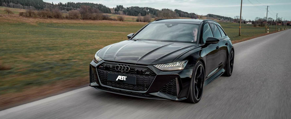 Un supercar pentru toata familia. Noul Audi RS6 tunat de ABT are 700 CP si face suta in 3.4 secunde