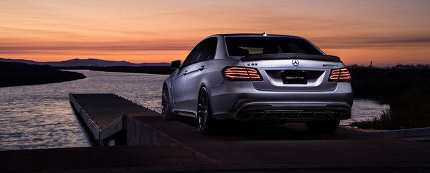 Un tuning simplu, dar de efect: Mercedes-ul E63 cu jante HRE P108