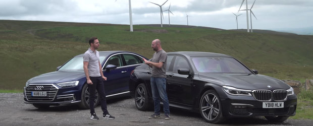 Un VIDEO pe care-l asteptai de mult. Care se conduce mai bine dintre BMW Seria 7 si Audi A8?