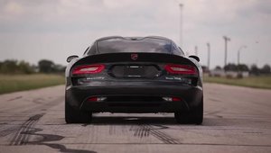 Un Viper SRT cu modificari de la Hennessey este scos la un test-drive