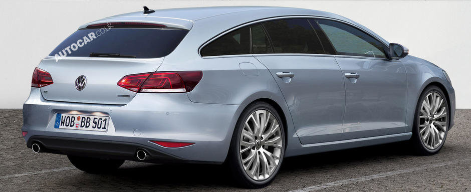 Un Volkswagen CC Shooting Brake vine in curand!