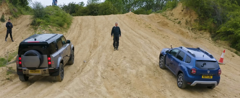 Una costa 22.590 de lire, cealalta... de aproape patru ori mai mult. Test comparativ intre Dacia Duster si Land Rover Defender Una costa 22.590 de lire, cealalta... de aproape patru ori mai mult. Test comparativ intre Dacia Duster si Land Rover Defender