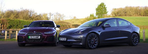 Una costa 60.000 de lire, celelalte... cu 20% mai mult. Test comparativ intre Tesla Model 3 Performance si BMW i4 M50