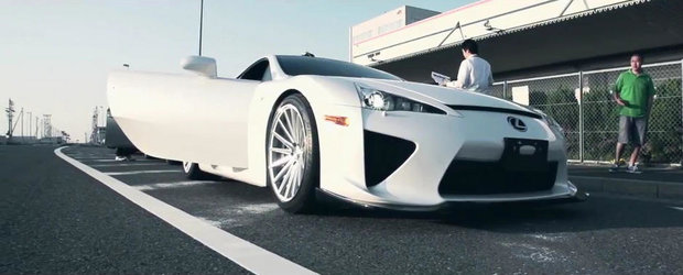 Unicul Lexus LFA modificat din lume se afla in Japonia