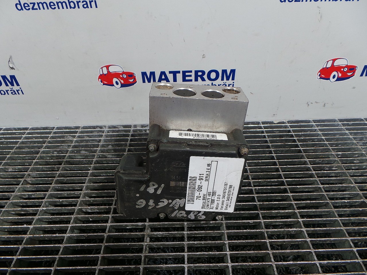 UNITATE ABS BMW SERIA 3 E 46 SERIA 3 E 46 2.0 D - (1998 2001)