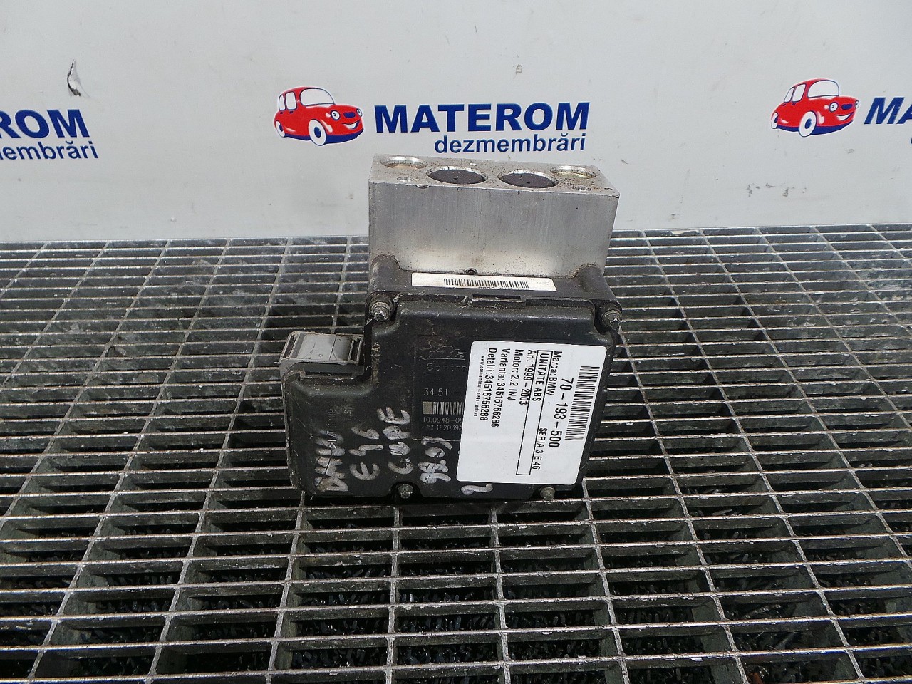 UNITATE ABS BMW SERIA 3 E 46 SERIA 3 E 46 2.2 INJ - (1998 2001)