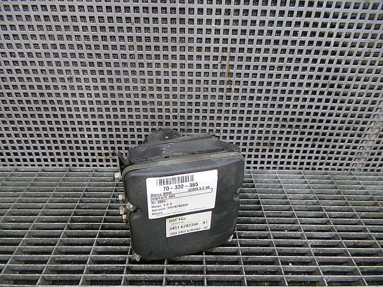 UNITATE ABS BMW SERIA 5 E 60 SERIA 5 E 60 2.0 D - (2007 2010)