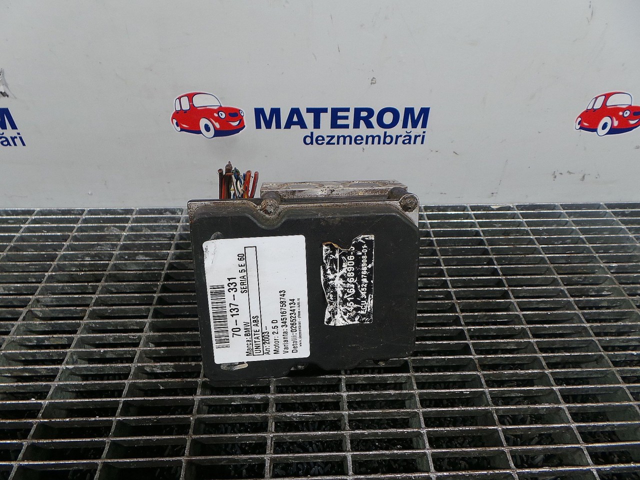 UNITATE ABS BMW SERIA 5 E 60 SERIA 5 E 60 2.5 D - (2004 2007)
