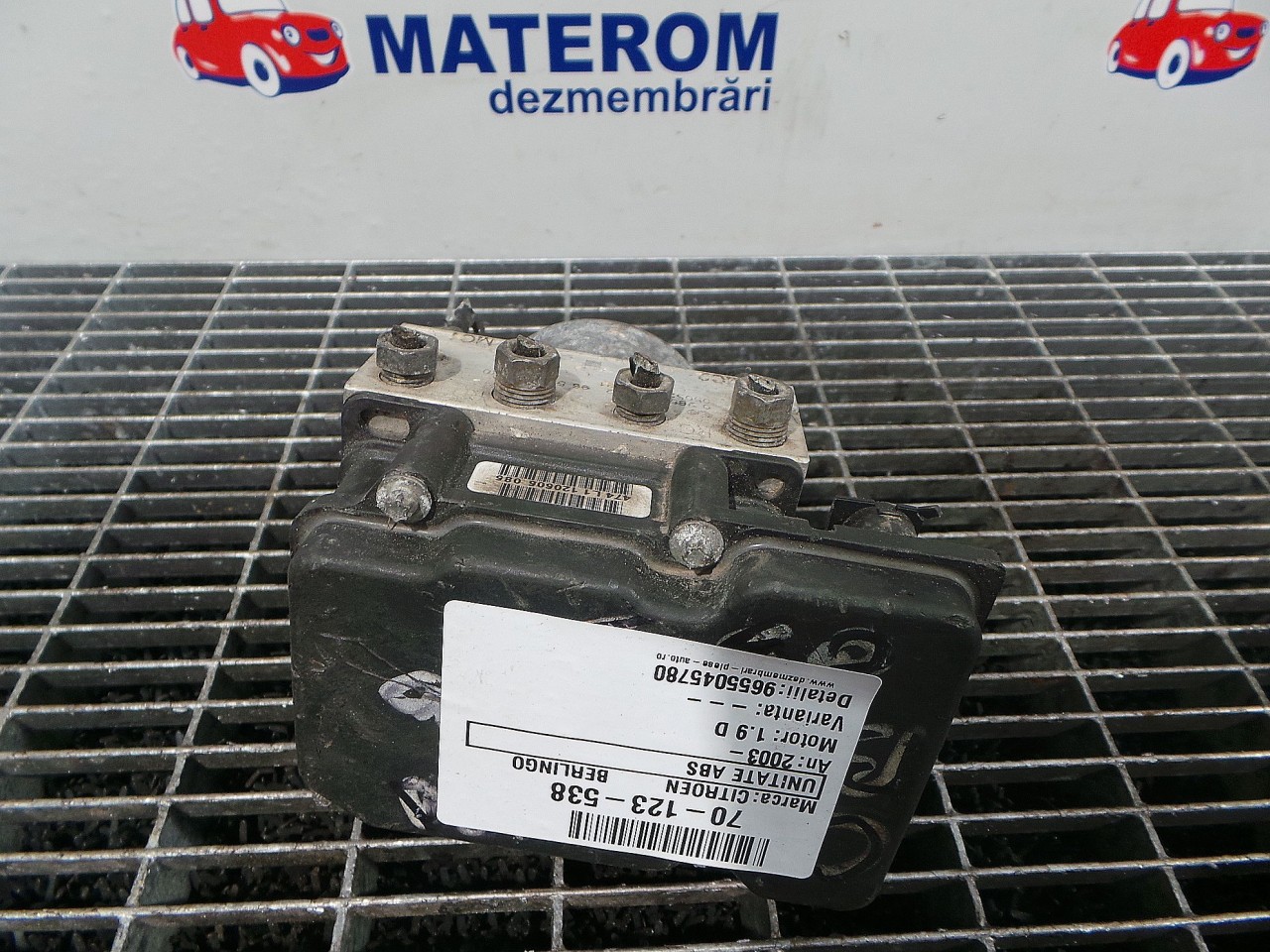 UNITATE ABS CITROEN BERLINGO BERLINGO 1.9 D - (2002 2008)