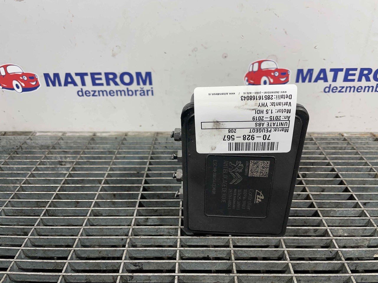 UNITATE ABS PEUGEOT 208 1.5 HDI - (2015 2019)
