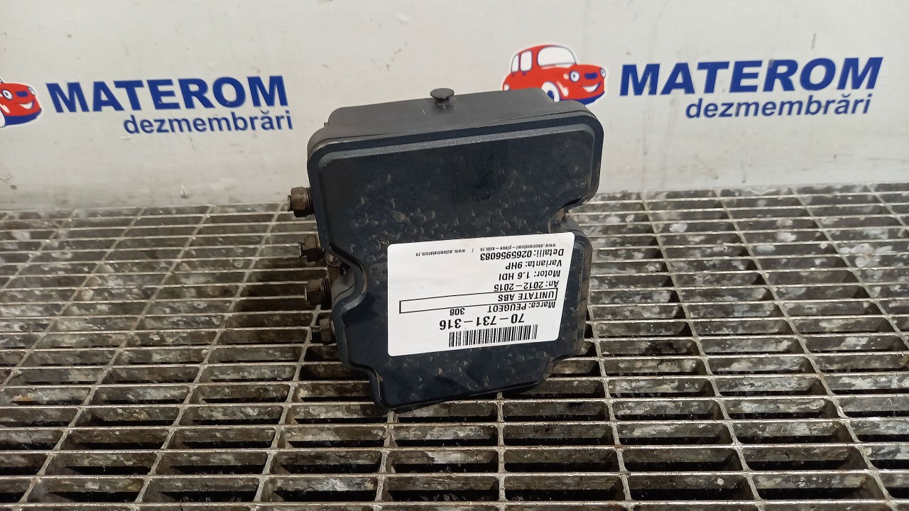 UNITATE ABS PEUGEOT 308 1.6 HDI - (2012 2015)