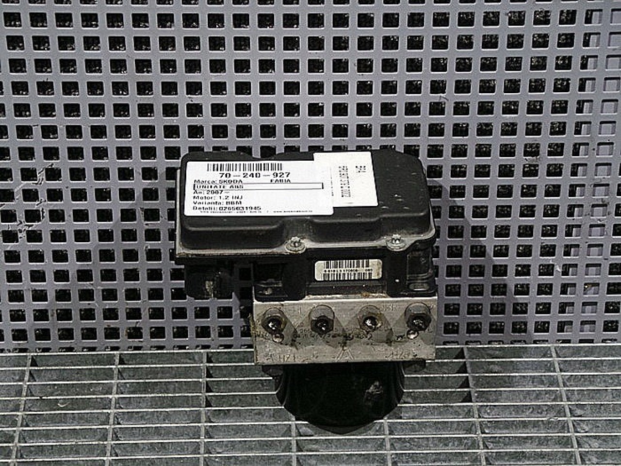 UNITATE ABS SKODA FABIA 1.2 INJ - (2007 2010)