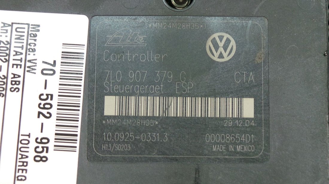 UNITATE ABS VW TOUAREG TOUAREG 2.5 TDI - (2002 2006)