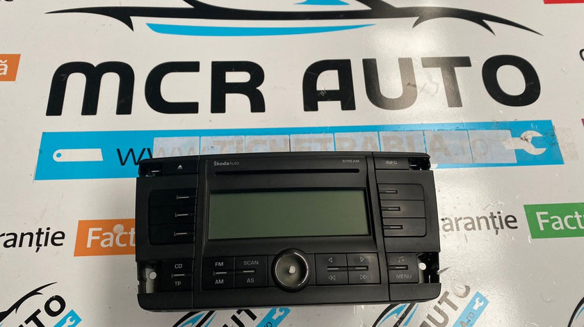 Unitate cd radio Skoda Octavia 2008 VP4SBI-18C815-AH ..lipsa buton central