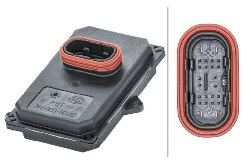 Unitate comand?, far principal dreapta (5DF010114721 HELLA) PORSCHE