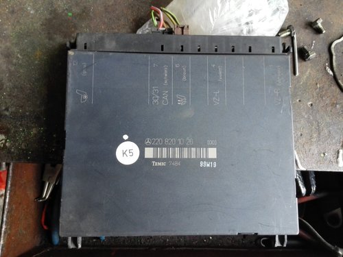 Unitate comanda reglaj scaune spate S CLASS W220 A2208201026