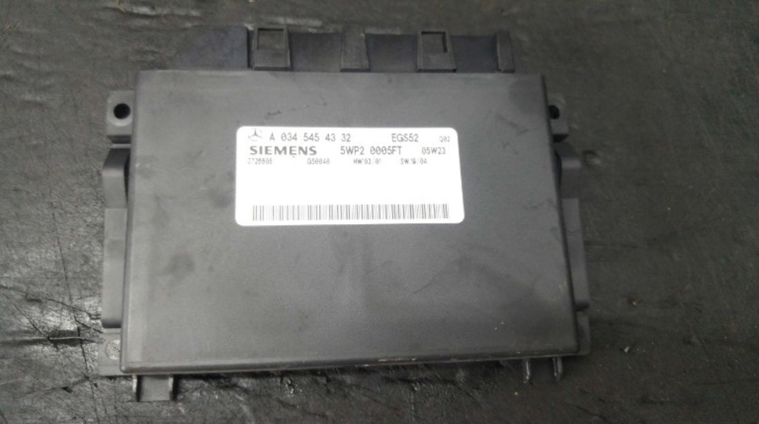 Unitate control 2.2 cdi mercedes c class w203 a0345454332 5wp20005ft