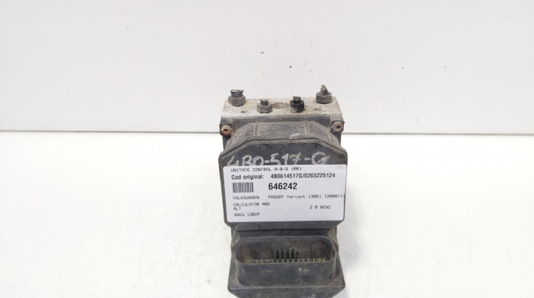 Unitate control ABS, cod 4B0614517G, 0265225124, Audi A6 Avant (4B5, C5) (idi:646242)